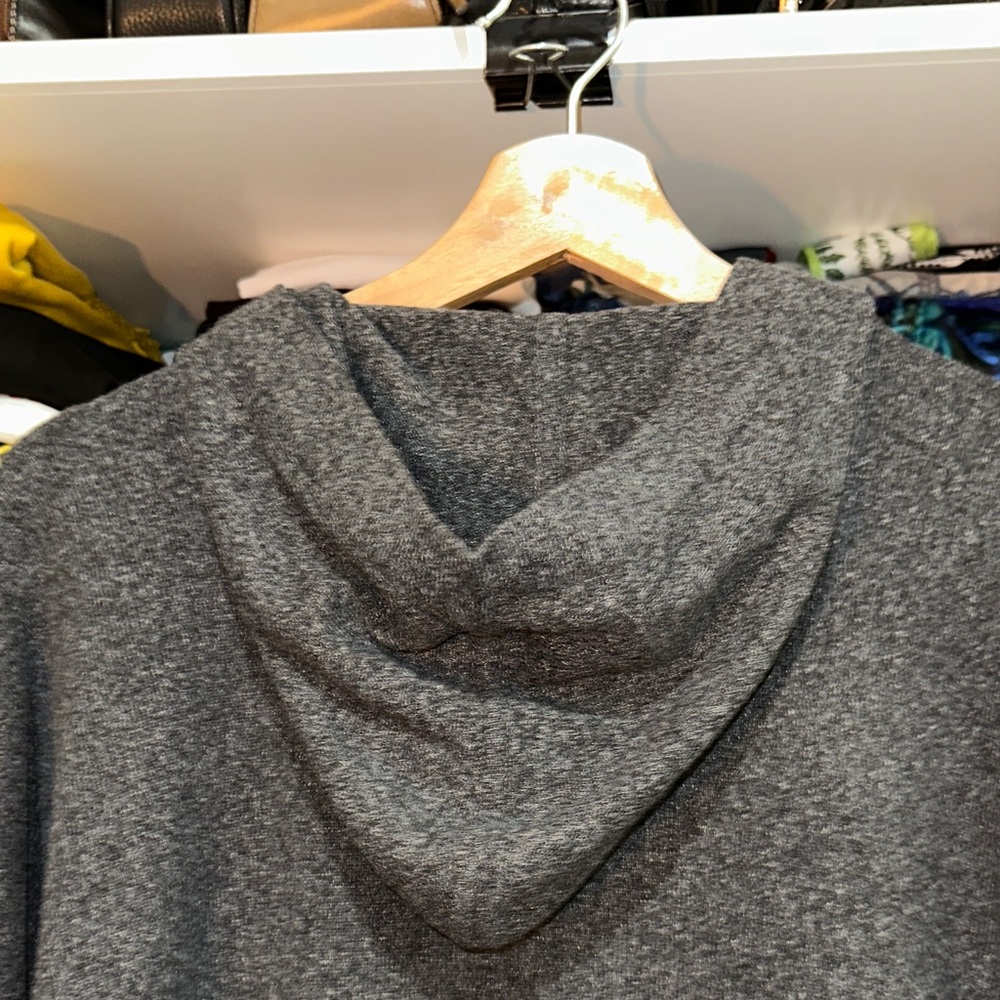 Nordstrom Halogen Charcoal Gray Full-Zip Knit lightweight Jacket - Picture 4 of 15